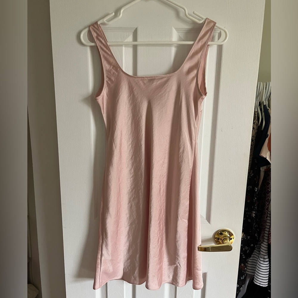 Wilfred Pink Satin Dress- never worn
